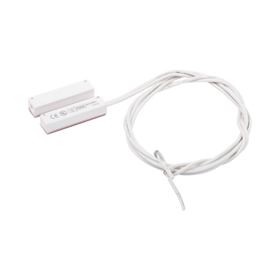 Contacto magnético para puertas y ventanas con cable de 45 cm color blanco / GAP: 13 mm