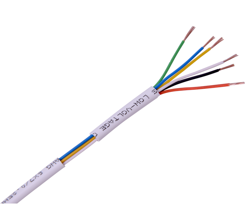 Bobina de 305 m (1000 ft) / Cable para Alarma 6x22 AWG / CCA / Blanco
