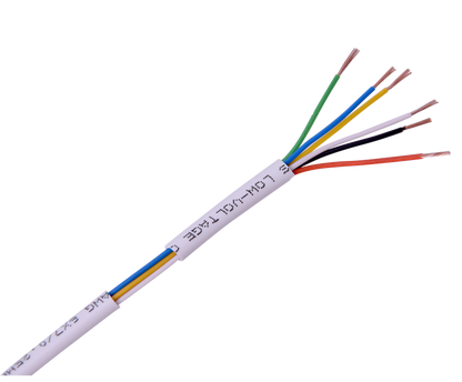 Bobina de 305 m (1000 ft) / Cable para Alarma 6x22 AWG / CCA / Blanco