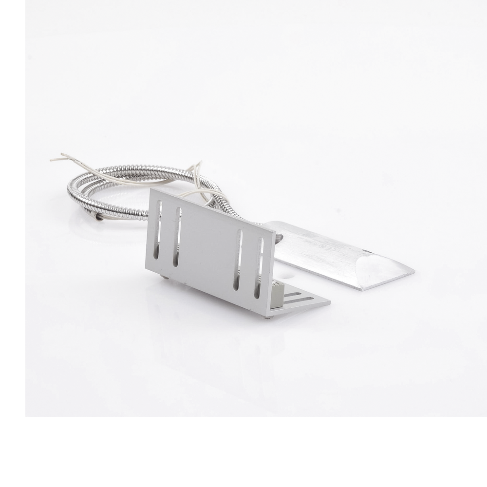 Contacto Magnético para Piso Uso Rudo / GAP 75 mm (3 in) / Cable Blindado 55 cm / Placa de Montaje en L / 12 VCC