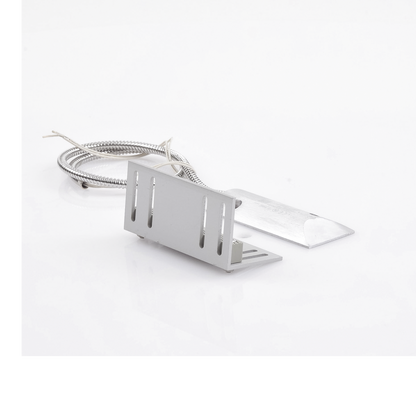 Contacto Magnético para Piso Uso Rudo / GAP 75 mm (3 in) / Cable Blindado 55 cm / Placa de Montaje en L / 12 VCC