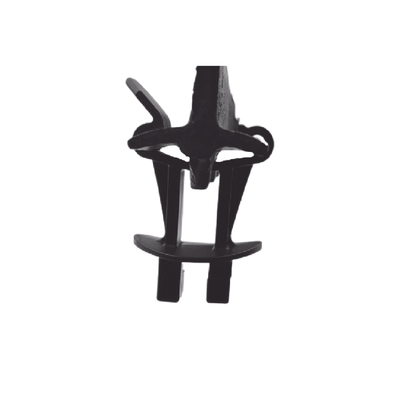 Aislador CLIP para Cerca Electrificada / Poste Tipo T / Resinas Virgenes de Alta Calidad / Proteccion UV e Intemperismo