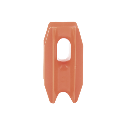 Aislador de Esquina Naranja para Cercos Eléctricos / 18 kV / Resinas Vírgenes / Resistencia 7.5-10.2 kg / Anti UV / 66 mm x 31.6 mm