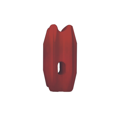 Aislador de Esquina Rojo para Cercos Eléctricos / 18 kV / Resinas Vírgenes / Resistencia 7.5-10.2 kg / Anti UV / 66 mm x 31.6 mm