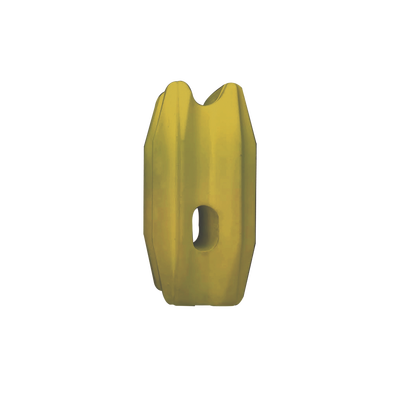 Aislador de Esquina Amarillo para Cercos Eléctricos / 18 kV / Resinas Vírgenes / Resistencia 7.5-10.2 kg / Anti UV / 66 mm x 31.6 mm