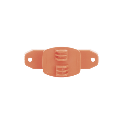 Aislador de Paso Naranja Reforzado para Cercos Eléctricos / Aislamiento hasta 18 kV / Resistente a Clima Extremo / Polipropileno y Policarbonato