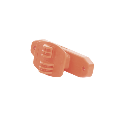 Aislador de Paso Naranja Reforzado para Cercos Eléctricos / Aislamiento hasta 18 kV / Resistente a Clima Extremo / Polipropileno y Policarbonato