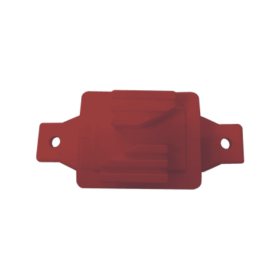 Aislador de Paso Rojo Reforzado para Cercos Eléctricos / Aislamiento hasta 18 kV / Resistente a Clima Extremo / Polipropileno y Policarbonato