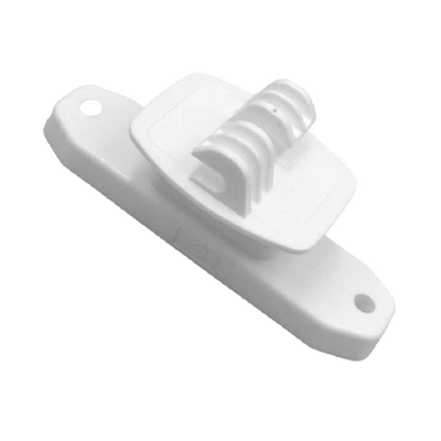 Aislador de Paso Blanco Reforzado para Cercos Eléctricos / Aislamiento hasta 18 kV / Resistente a Clima Extremo / Polipropileno y Policarbonato