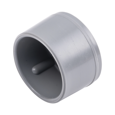 Tapón de Alta Resistencia con Anti UV para Postes de Cercos Eléctricos / 1" (25.4 mm) / Polipropileno Virgen / Color Gris / -30°C a 80°C