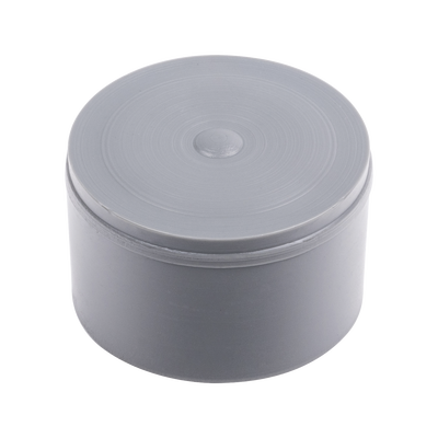 Tapón de Alta Resistencia con Anti UV para Postes de Cercos Eléctricos / 1" (25.4 mm) / Polipropileno Virgen / Color Gris / -30°C a 80°C