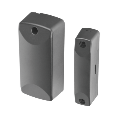 Sensor Magnético Inalámbrico para Exterior / IP56 / Gap 7.5 cm / Entrada Auxiliar NC/C/NO / -40°C a 60°C / Batería 10 Años / 345 MHz