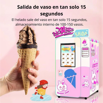 Ice cream vending machine, intelligent ice cream vending machine, different flavors