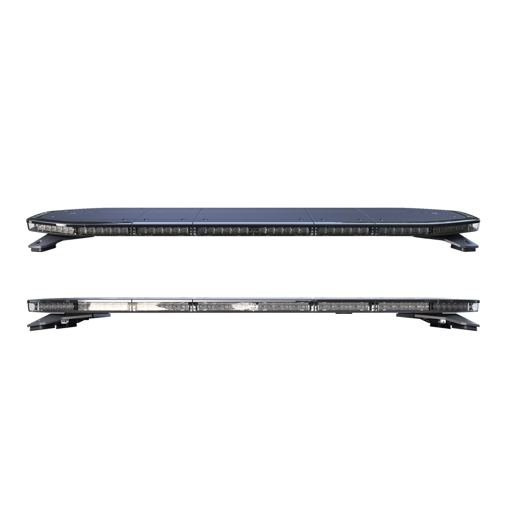 Barra de luces de 48", 216 LED, Dual Color, Programable, Rojo/Azul/Ámbar/Claro, Ideal para Equipar Unidades de Seguridad Publica con Domos Rojo