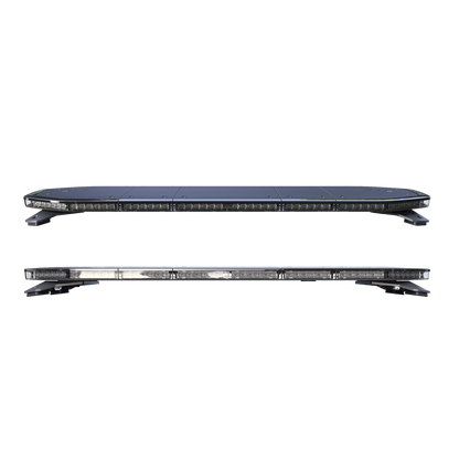 Barra de luces de 48", 216 LED, Dual Color, Programable, Rojo/Azul/Ámbar/Claro, Ideal para Equipar Unidades de Seguridad Publica con Domos Rojo