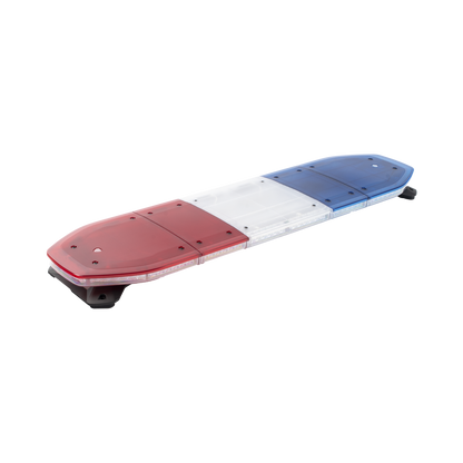 Barra de luces de 48", 216 LED, Dual Color, Programable, Rojo/Azul/Ámbar/Claro, Ideal para Equipar Unidades de Seguridad Publica con Domos Rojo