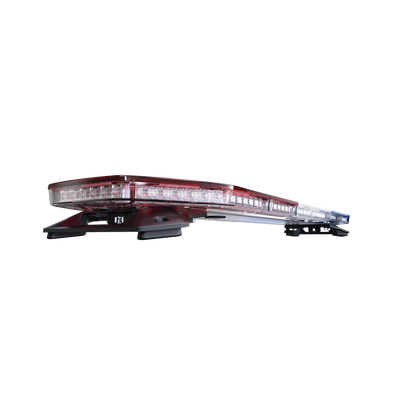 Barra de luces de 48", 216 LED, Dual Color, Programable, Rojo/Azul/Ámbar/Claro, Ideal para Equipar Unidades de Seguridad Publica con Domos Rojo