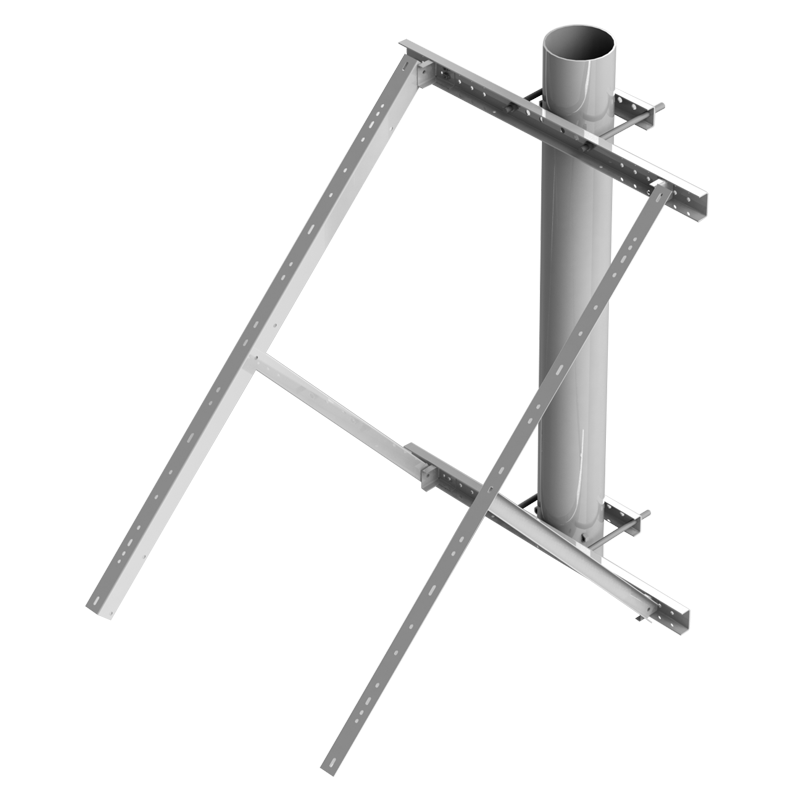 Montaje para Panel Solar de Poste o Torre Galvanizado Electrolítico (Ver Compatibilidad).