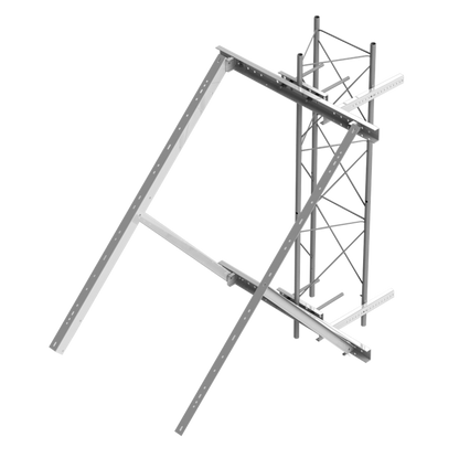 Montaje para Panel Solar de Poste o Torre Galvanizado Electrolítico (Ver Compatibilidad).