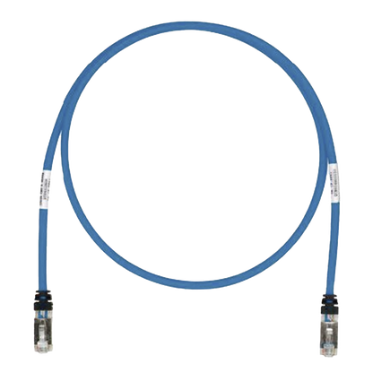 Patch Cord Cat6A, Blindado S/FTP, CM/LS0H, 1 Metro, Color Azul