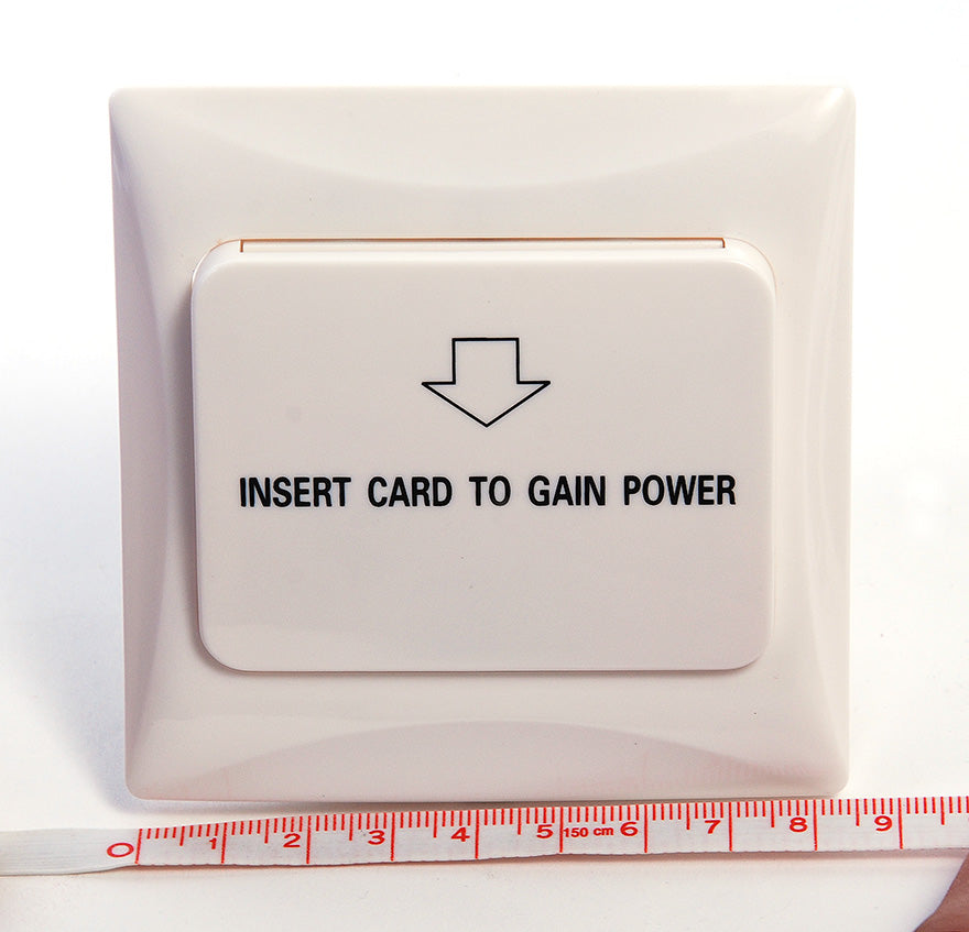 Interruptor de Energía para Hotel / Activación con Tarjeta MIFARE / 110VCA 30A / Compatible M1K y M4K