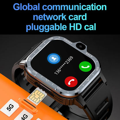 2.03 inch 4G NetworK Smart Watch GPS Wifi SIM NFC Dual Camera Rugged 16G 64G ROM Storage Google Play IP67 Android Smartwatch
