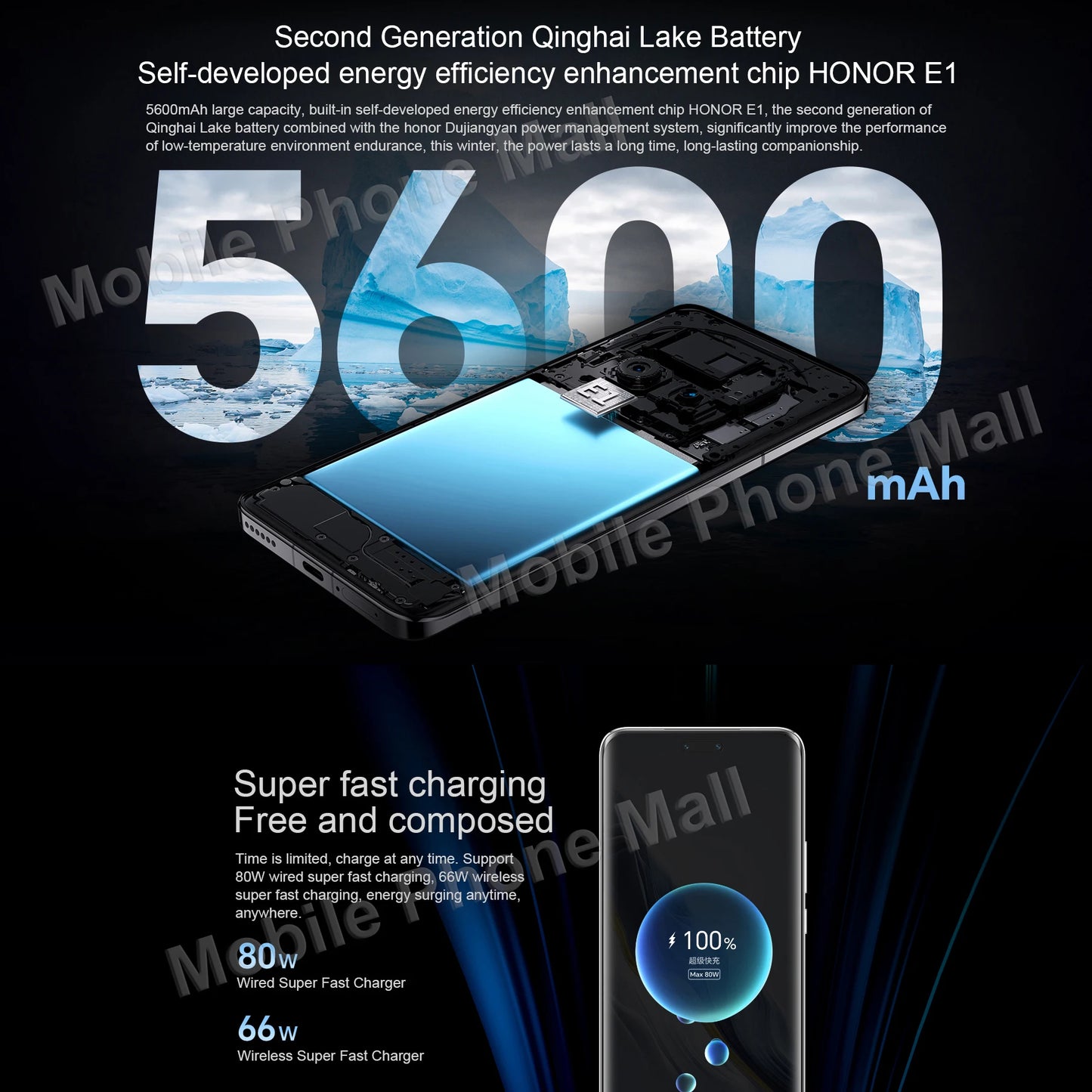2024 New HONOR Magic 6 Pro 5G 6.8 Inches OLED 120Hz Screen Snapdragon 8 Gen 3 MagicOS 8 Camera 180MP Battery 5600mAh Smartphone