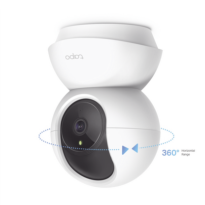 Cámara de Seguridad Doméstica Tapo C210 / 2K (2304 × 1296) / Seguimiento Automático 360° / Detección de Personas y Llanto de Bebé / Visión Nocturna