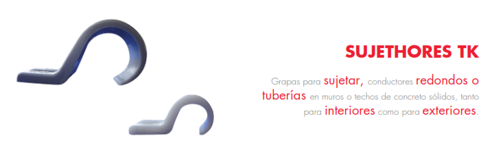 Kit de 3 grapas, 3 taquetes Y 3 tornillos para sujetar conductores redondos o tubo en muro (para tubería de 3/4) (2105-07240)