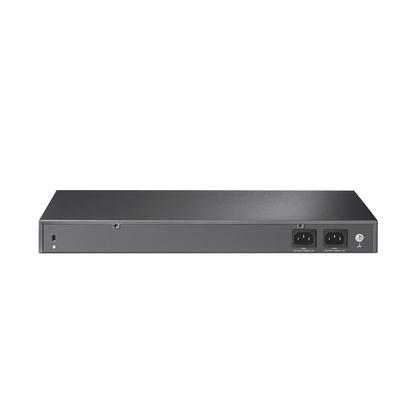 Switch Fibra Óptica L2+ Omada / 16 Puertos SFP+ 10G / 2 Puertos Consola (RJ45 y micro-USB) / Administración Centralizada Omada o Stand-Alone