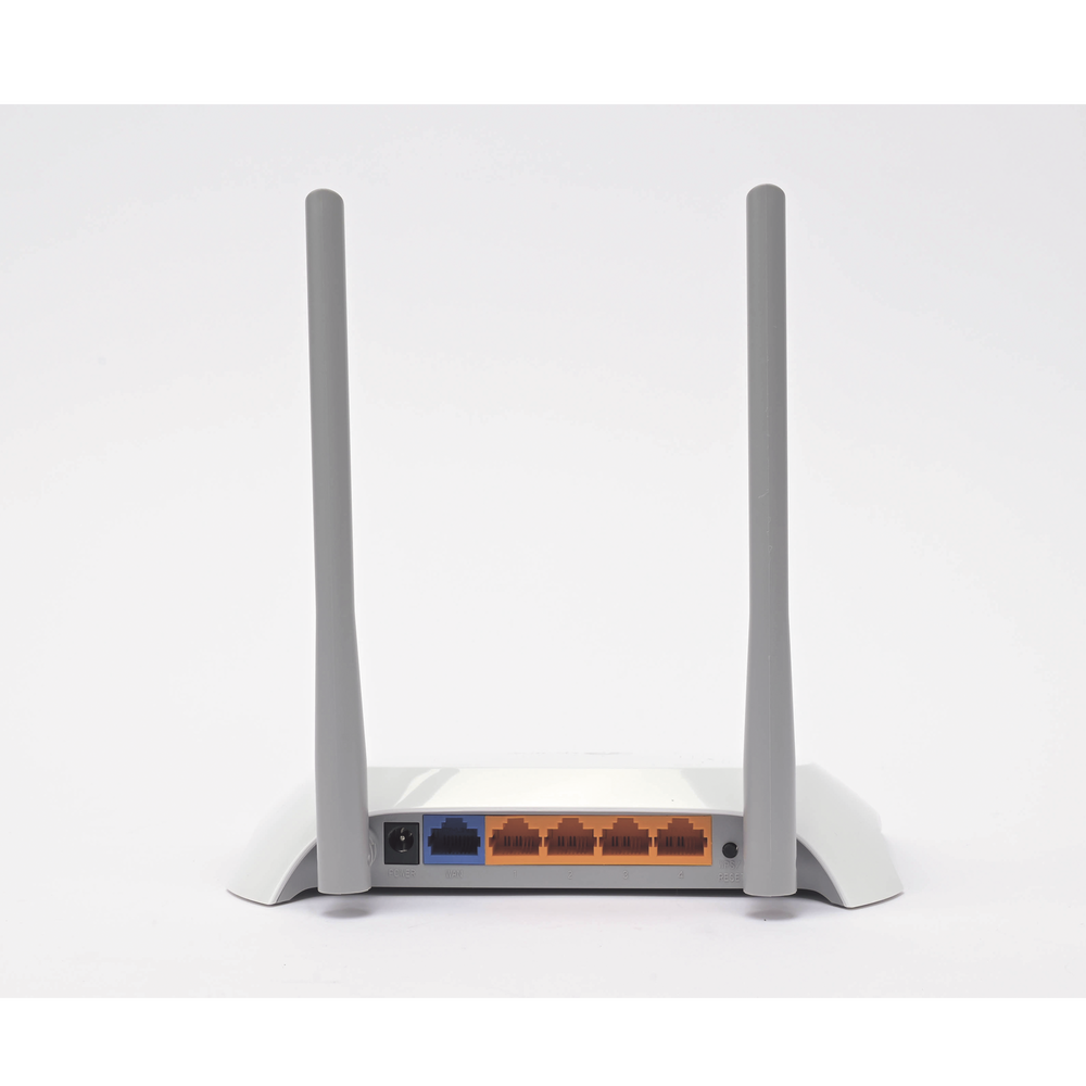 Router Inalámbrico WISP, 2.4 GHz, 300 Mbps, 2 antenas externas omnidireccional 5 dBi, 4 Puertos LAN 10/100 Mbps, 1 Puerto WAN 10/100 Mbps, control de