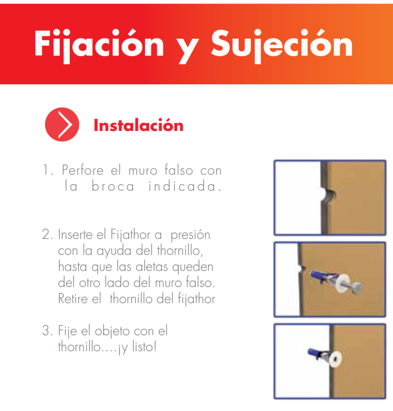 Taquete tipo mariposa con tornillo de 3" (25pzs) (2208-06025)