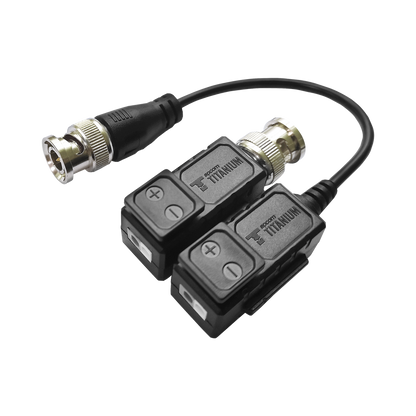 KIT TurboHD con Audio 1080p / DVR 8 Canales / 8 Cámaras Bala (exterior 2.8 mm) / Transceptores / Conectores / Fuente de Poder / AUDIO POR COAXITRON