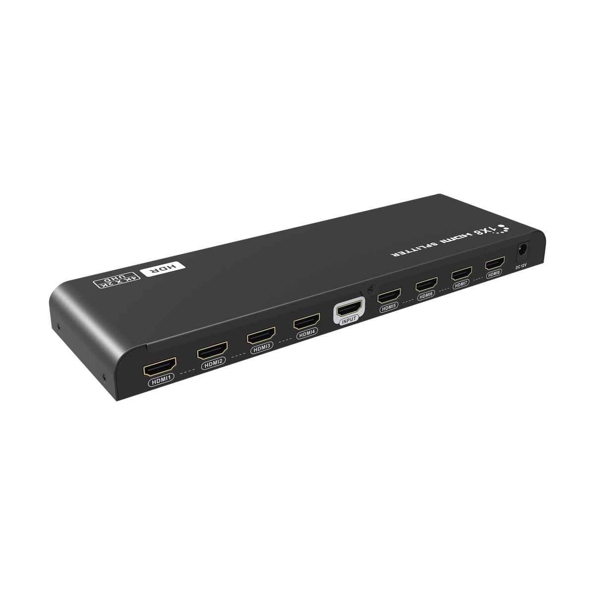 Splitter HDMI 4K de 1 Entrada a 8 Salidas (Simultaneas) | Soporta 4K×2K | Ajuste de resoluciones EDID | HDR | HDMI 2.0 | HDCP 2.2 | Permite mezclar