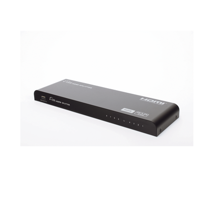 Splitter HDMI 4K de 1 Entrada a 8 Salidas (Simultaneas) | Soporta 4K×2K | Ajuste de resoluciones EDID | HDR | HDMI 2.0 | HDCP 2.2 | Permite mezclar
