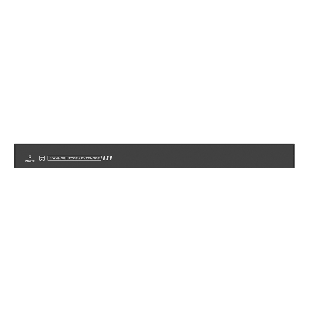Kit Divisor y Extensor HDMI | 1x4 | Hasta 70 m |Resolución 4K @ 60 Hz | Cat 6/6a/7 | IPCOLOR | CERO LATENCIA | EDID | RS232 | Salida Loop / PoC