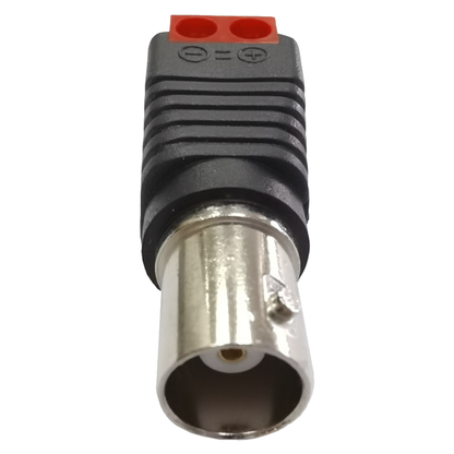 Conector BNC Hembra a Terminales Tipo Tornillo