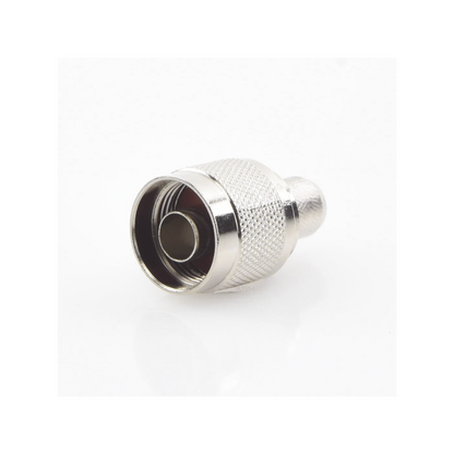 Conector N Macho para 75 Ohm de Anillo Plegable para cable RG-11, Niquel /Oro /Teflón