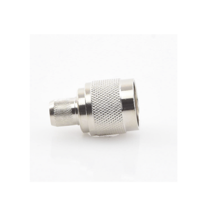 Conector N Macho para 75 Ohm de Anillo Plegable para cable RG-11, Niquel /Oro /Teflón