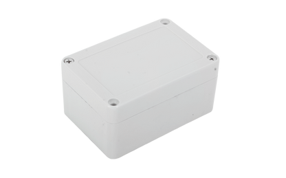 Gabinete Plástico para Exterior (IP65) de 100 x 68 x 50 mm Cierre por Tornillos.