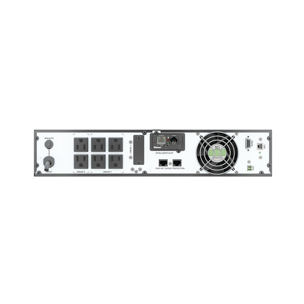 UPS SteadySine™ de 1000 VA/1000 W, Online Doble Conversión, Entrada 120 Vca NEMA 5-15P, Onda Senoidal Pura, 2 UR, Con 6 Tomas NEMA 5-15R, Incluye