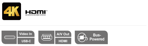 Adaptador USB-C a HDMI 4k