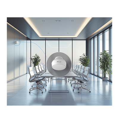 Sensor de Presencia y Ocupación LoRaWAN / Detección Dual PIR + Radar / Sin Cámaras / Batería 5 Años / NFC + Bluetooth / Salas de Juntas y Oficinas