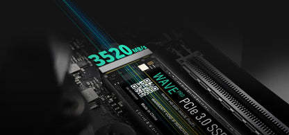 SSD M.2 NVMe PCIe 3.0 / 256 GB / 2280 MB/s Lectura / 1800 MB/s Escritura / 3D NAND / M.2 2280