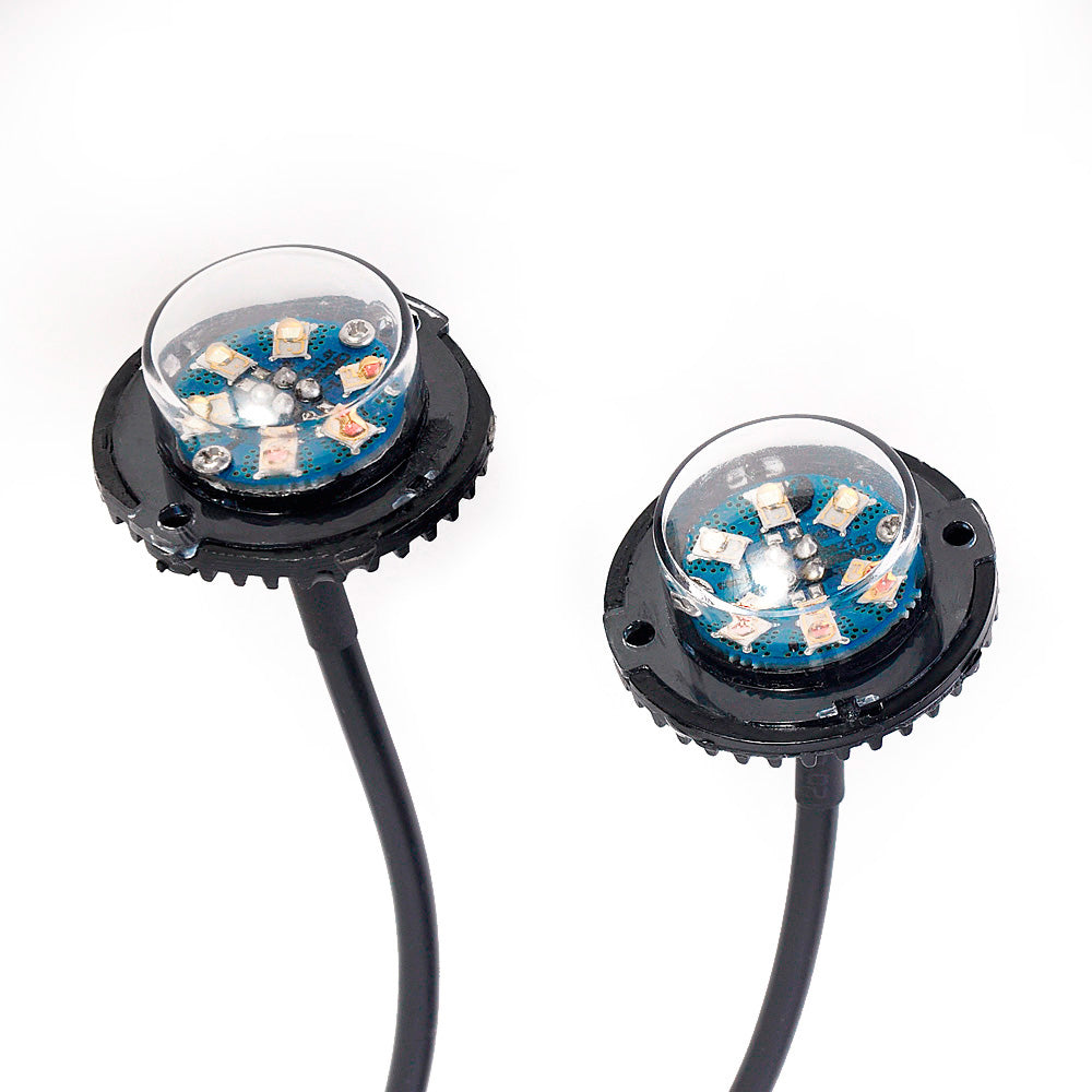 Estrobos Ocultos de 6 LED, Color Claro