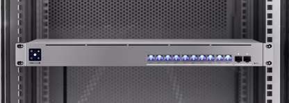 USW Pro XG 10 PoE Switch PoE+++ Capa 3 Etherlighting™ de 10 Puertos 10GbE (Todos PoE+++) y 2 Puertos SFP+ con Disponibilidad PoE de 400W