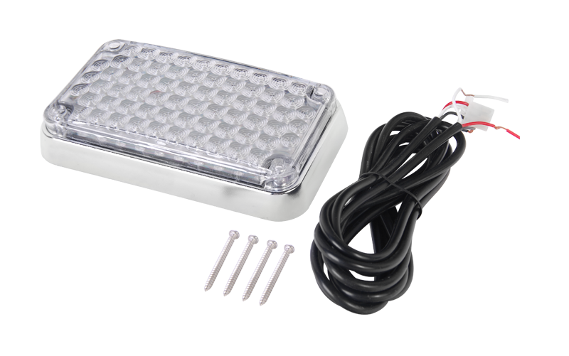 Luz de Advertencia de 6X4", Color Claro, Ideal para Ambulancias