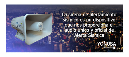Sirena de Alertamiento Sísmico - Sonido Oficial
