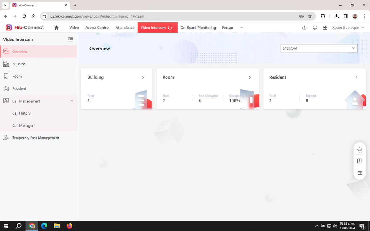 Licencia Hik-Connect Teams / Control de Acceso y Asistencia / 1 Puerta / 50,000 Personas / 1 Año