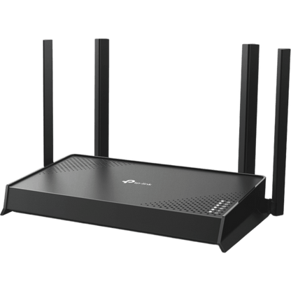 Router Wi-Fi 7 / BE3600 3.6 Gbps / Doble Banda 2.4 GHz y 5 GHz / MLO + 4K-QAM / 1× WAN + 4× LAN Gigabit / 4 Antenas Externas con Beamforming